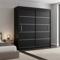 Daisy Wooden Sliding Door Wardrobe | 150 cm